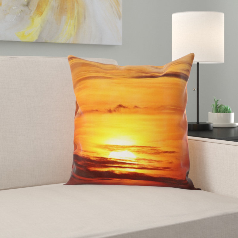Housse et insert de coussin carré Sunset