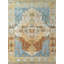 Tapis décoratif beige à motif bleu traditionnel de la collection Barcelona-494799780