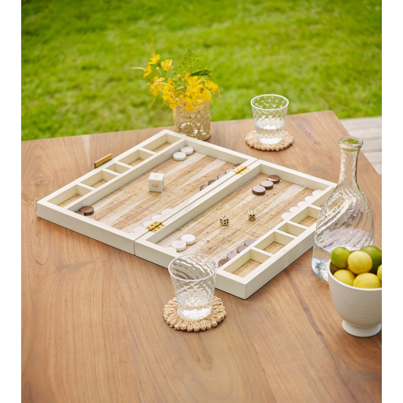 Backgammon laqué
