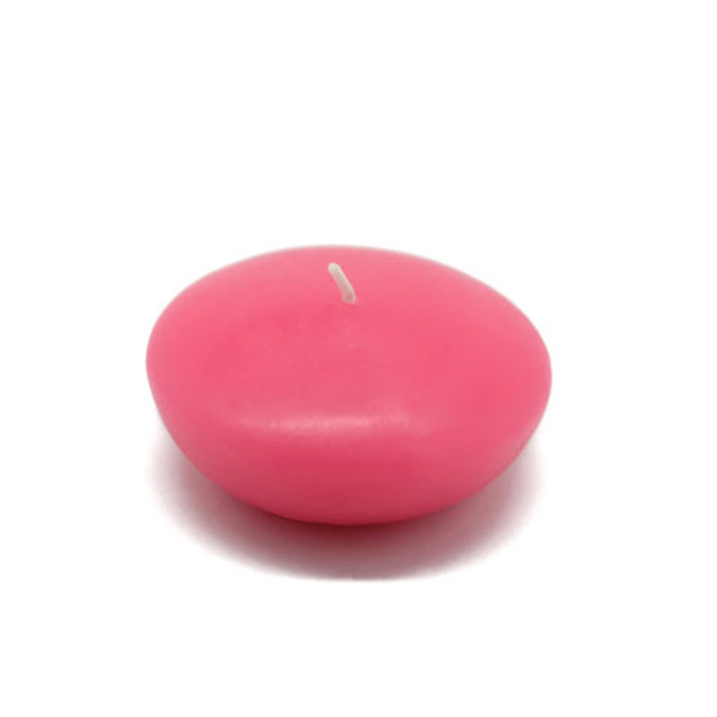 Bougie flottante sans parfum Ruby, 144, Rose vif