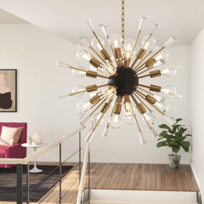 Lustre sphérique spoutnik à 24 lumières Luiza