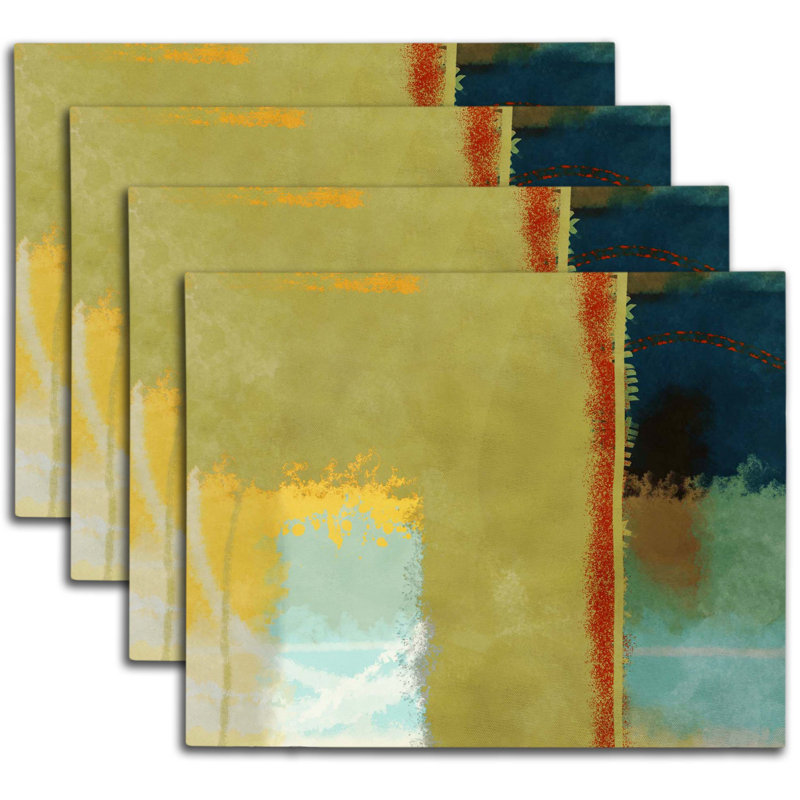 Napperon abstrait en polyester