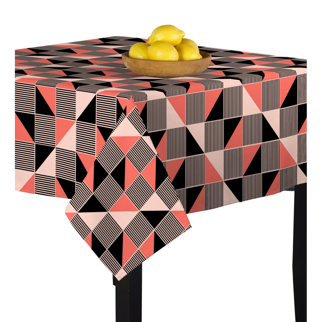Cori-James Geometric Craze Tablecloth East Urban Home 
