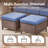Acton 7 - Pieces Outdoor Wicker Sofa Seating Group With 6" Thick Cushions, Ottomans And Fire Pit-1961875162