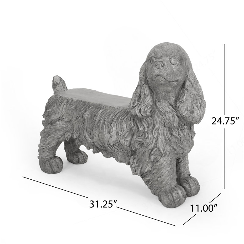 STATUE DE COWER SPANIEL DOG