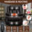 Dual Motor Infinite Position Up To 350 LBS Electric Medium Size Brown Power Lift Recliner Chair With 8-Point Vibration Massage And Lumbar Heating-1037415577