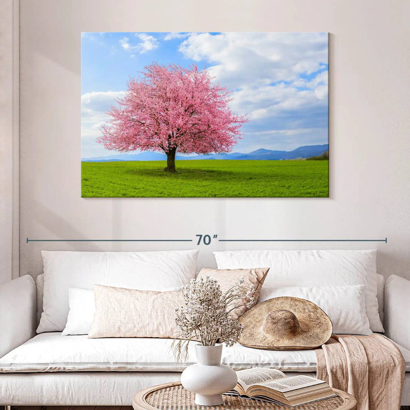 Harnek fleurissant arbre sakura, H 32 po x l 48 po