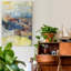 «Gold and Gray Exploration IX», reproduction d'art sur toile-934975449