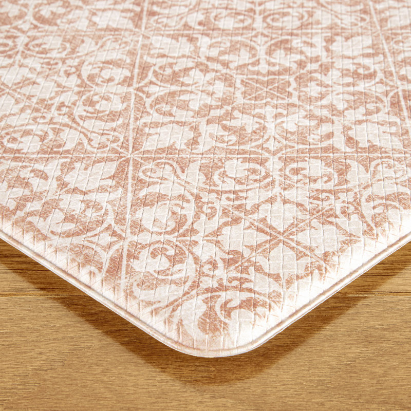 Rust Rectangular Memory Foam Anti-Fatigue Comfort Mat