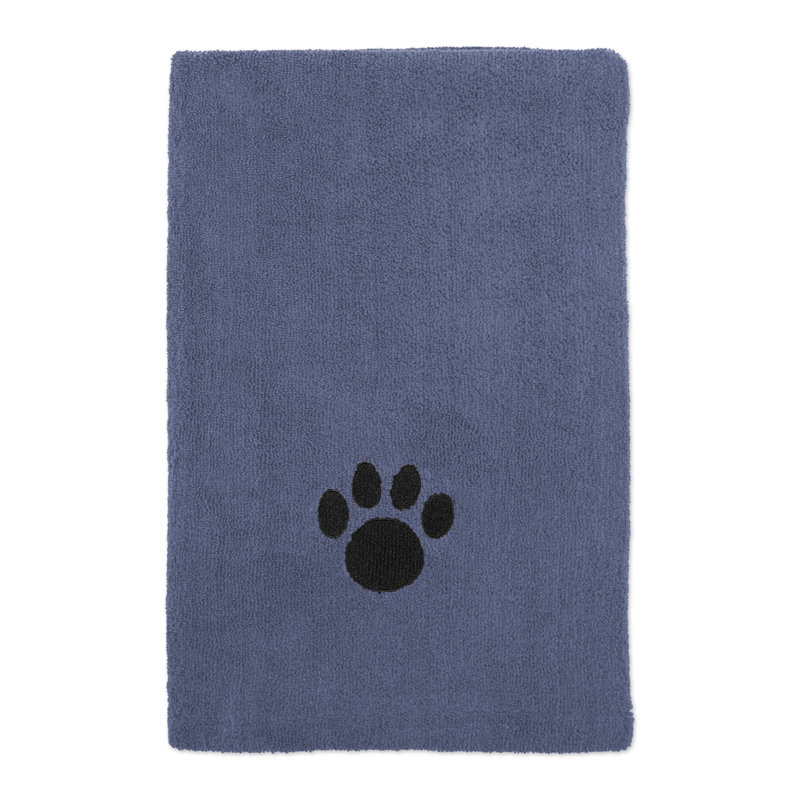 Serviette de bain Hockett, Bleu délavé