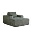 Fauteuil en velours côtelé confortable
