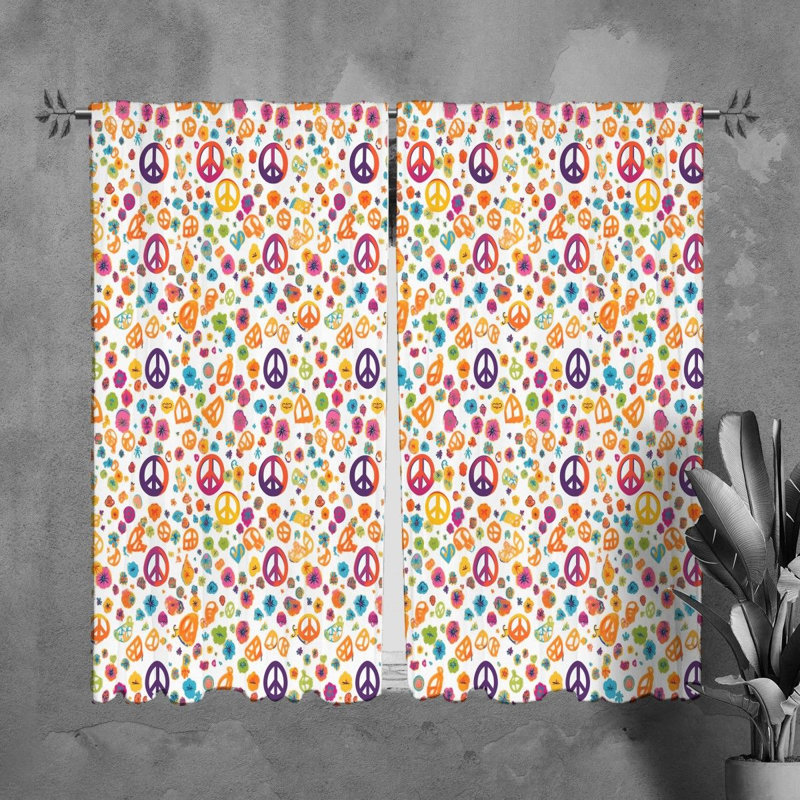Mcquinn Room Darkening Curtain Pair, 20" W x 82" L