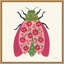 «Blooming Beetle II» par Yvette St. Amant, reproduction d'art sur toile encadrée-101125813