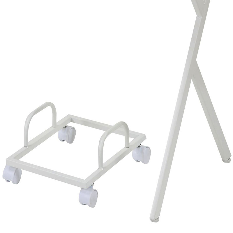 Bureau d'ordinateur en L Photiades, Blanc