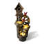 Weather Resistant Sculptural Fountain with Lights