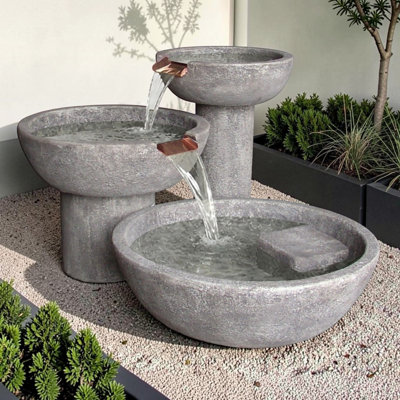 Deco Spill Cast Stone Fountain