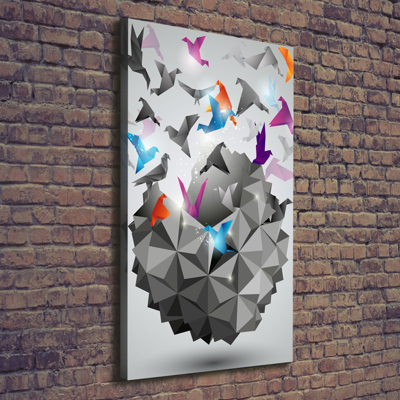 Paper Freedom - Wrapped Canvas Print