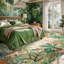  Tapis Boho Jungle 5 x 7-1159804792