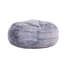Fauteuil à billes rond en mousse à mémoire de forme moderne avec pieds en mousse à mémoire de forme 5 pi, mauve