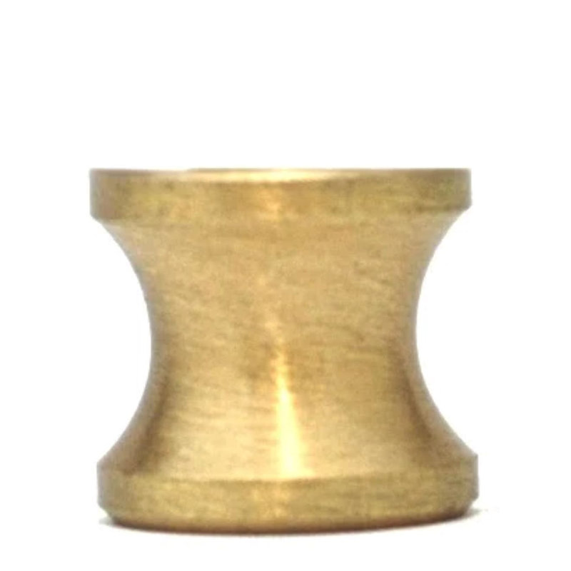 Poignée ronde de 1 3/16 po de diamètre, Rouge, Laiton satiné