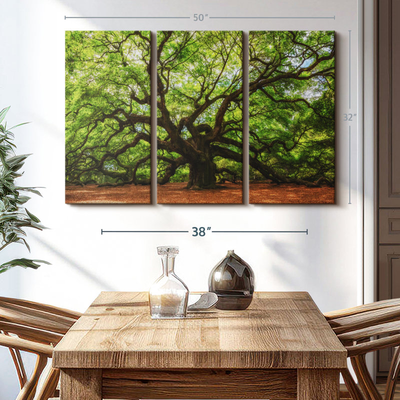 Nature 3 - Pieces, 32" H x 50" W x 1.25" D
