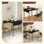 Industrial Folding Dining Table For 2 To 4, Space Saving Drop Leaf Kitchen Table For Small Spaces-1220212793