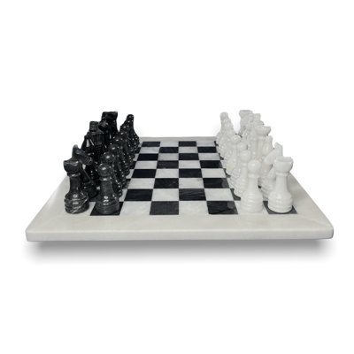 Jeu d'échecs en marbre Luxury par Marble Cultures