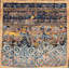 Silk Floral Area Rug in Blue