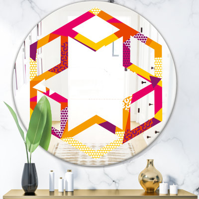 Miroir mural abstrait moderne et contemporain