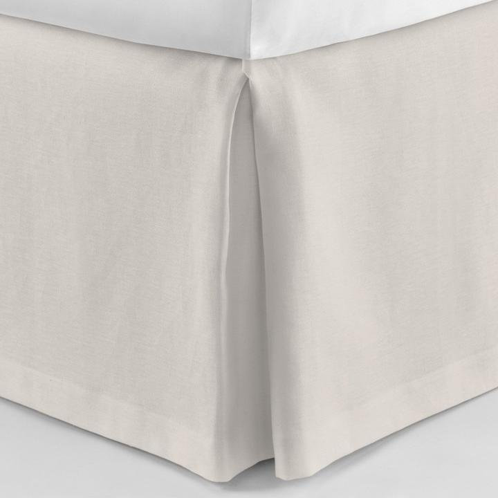 Mandalay Tailored Bed Skirt, Twin, Platinum