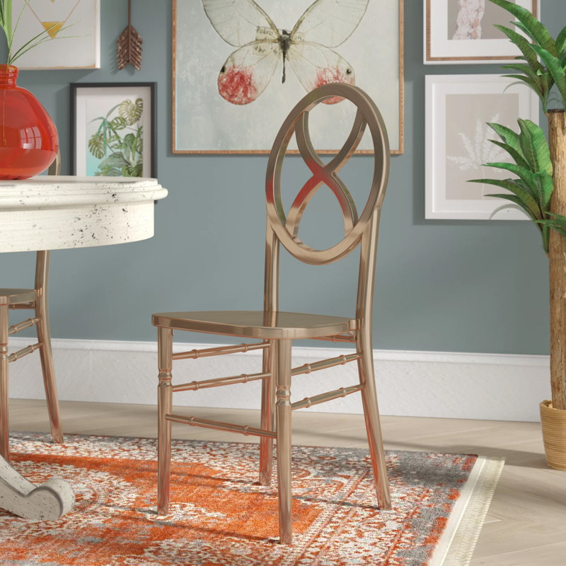 Gantz 18'' H Stacking Side Chair, Gold