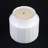 3-Piece White Ceramic Stoneware Planter Set with , Round Indoor Outdoor Plant Pots with Fluted Design