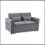 Canapé convertible polyvalent avec dossier réglable et lit escamotable pour espaces compacts