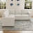 Aubade Storage L-Shaped Modular Sofa Set With Pull-Out Sofa Bed-2120586625