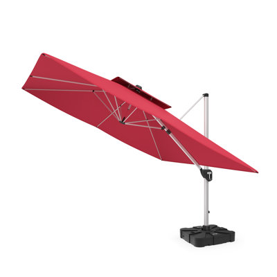 Aleksandre 130" Square Cantilever Umbrella