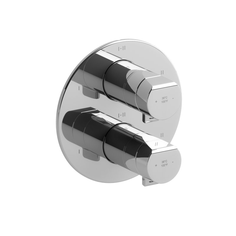 Parabole 3/4 "Therm et équilibrage de pression avec 6 fonctions, Chrome