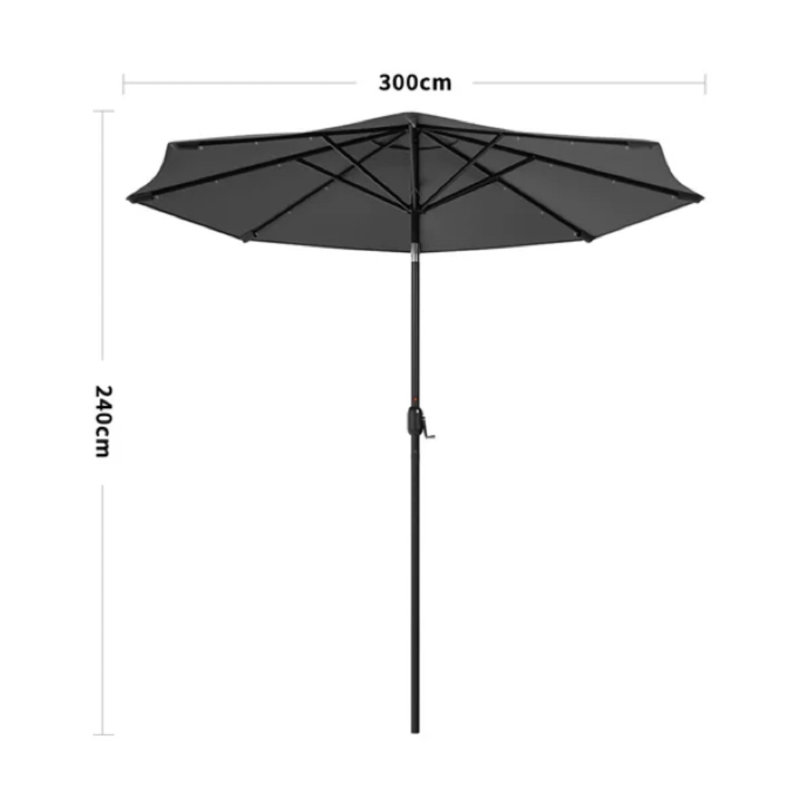 300cm Market Parasol