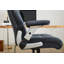 Grand et grand fauteuil de bureau 500 lb avec support lombaire réglable, fauteuil de direction en tissu avec accoudoirs rabattables en 2 dimensions, fauteuil ergonomique avec roues en caoutchouc silencieuses, siège extra large, appui-tête réglable