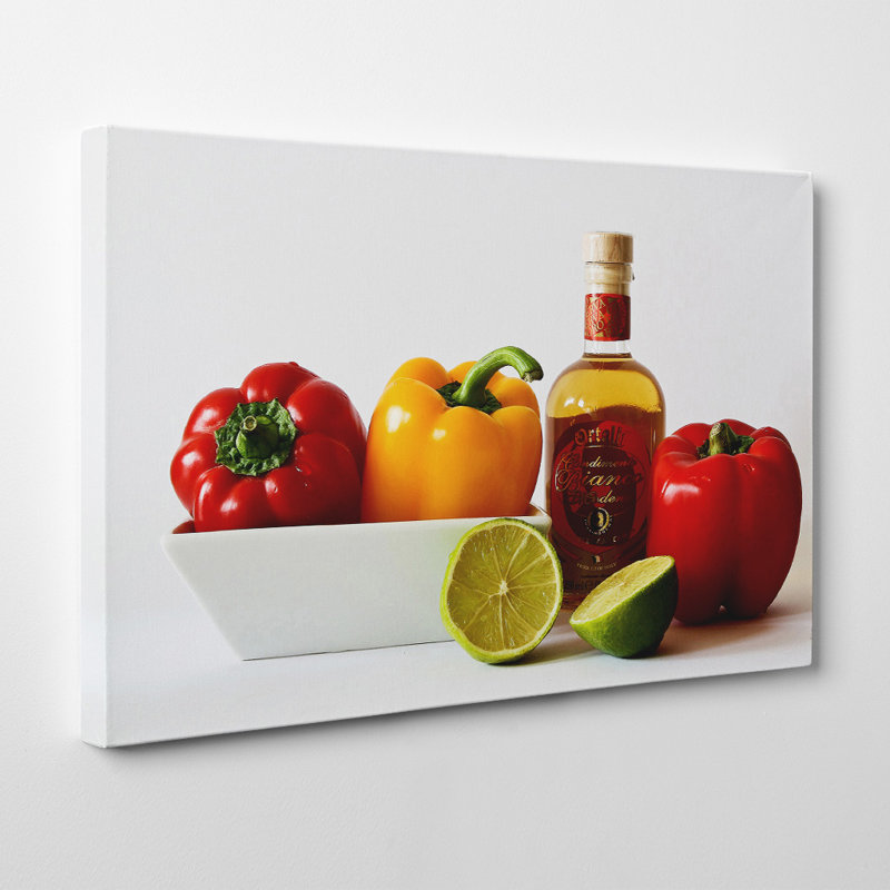 Vegetables Ingredients Photographic - Wrapped Canvas, 70cm H x 100cm W