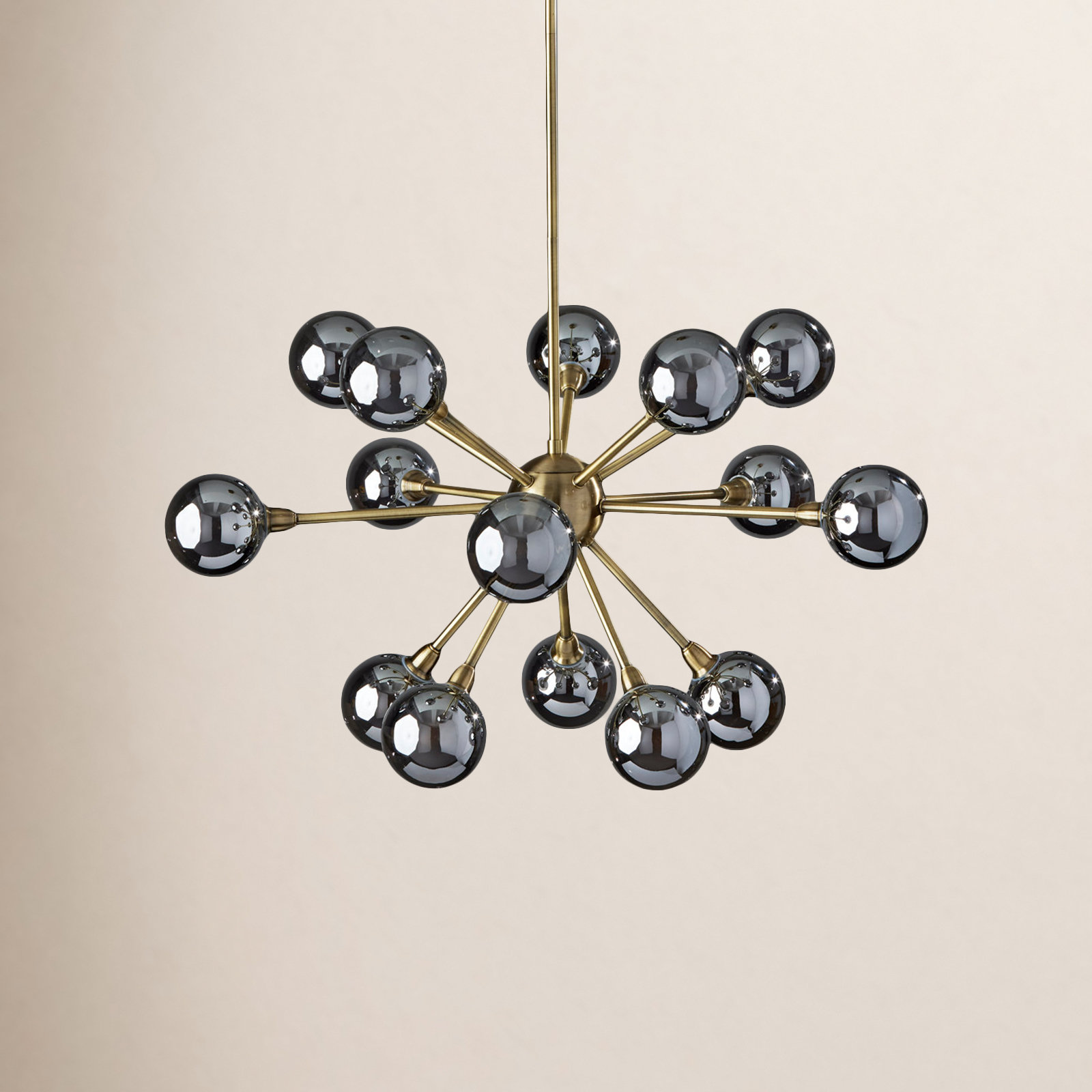 Lorraine Dimmable Solid Brass 15 - Light Chandelier