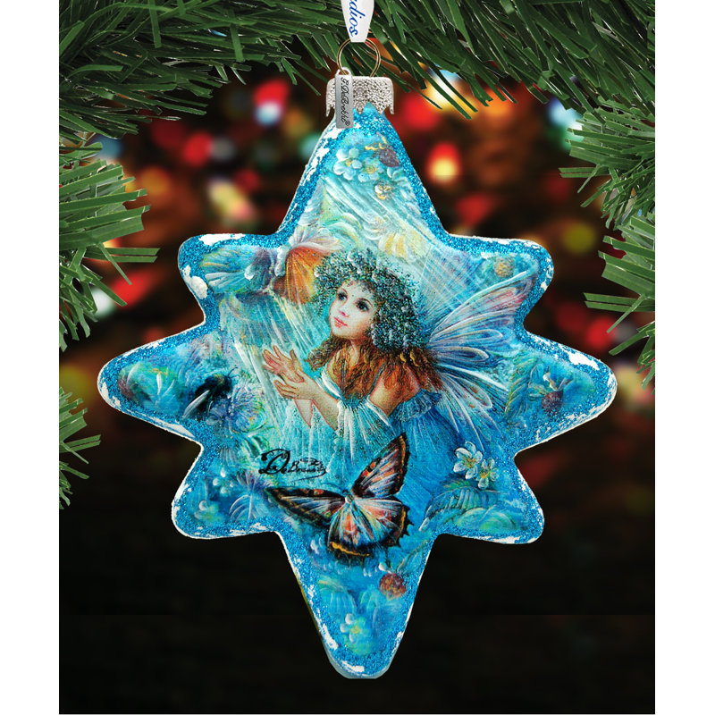 Collection de splendor de noël en forme de fée florale