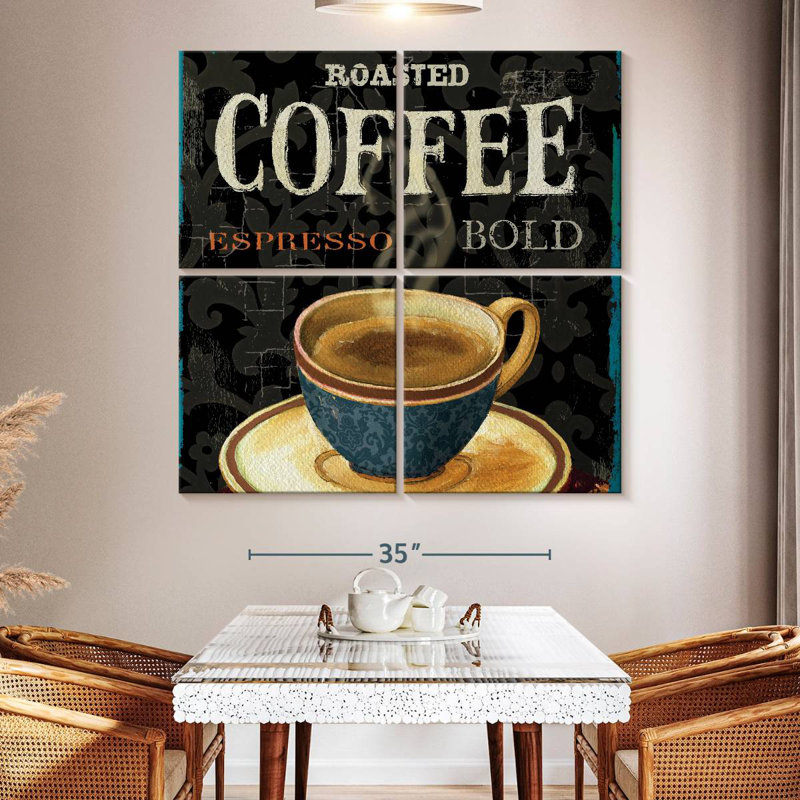 Kema Today's Coffee IV, 50" H x 50" W
