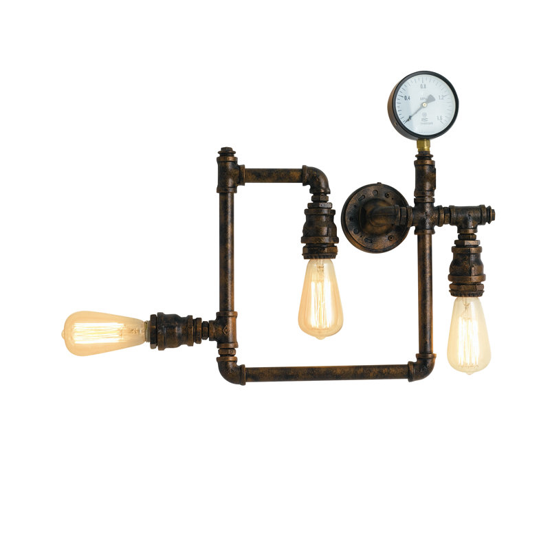 Benjamin Steel Flush Mounted Sconce