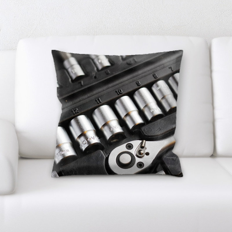 Microsuede Reversible Throw Pillow