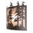 24" Wide Tall Pines Wall Sconce