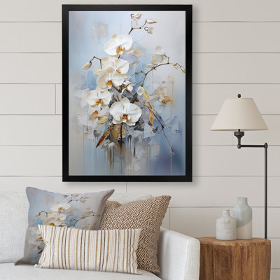 Minimalisme orchidées sur toile