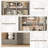 Huckins Standard Bookcase with Adjustable Shelves, 71.2" H x 63.4" W Modern Wood Storage Shelf-112500246
