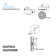 Pinnacles Series Shower Faucet with Rough in-Valve