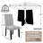 5-Piece Round Dining Table set-384861008-384861015