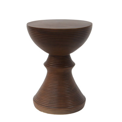 Outdoor Side Table With Hourglass Design